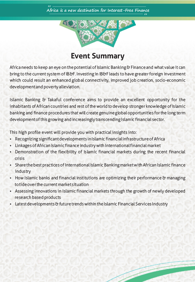 Event Summary - African Interest-Free Banking & Finance Forum will be held on 6th February, 2019 at Ethiopia