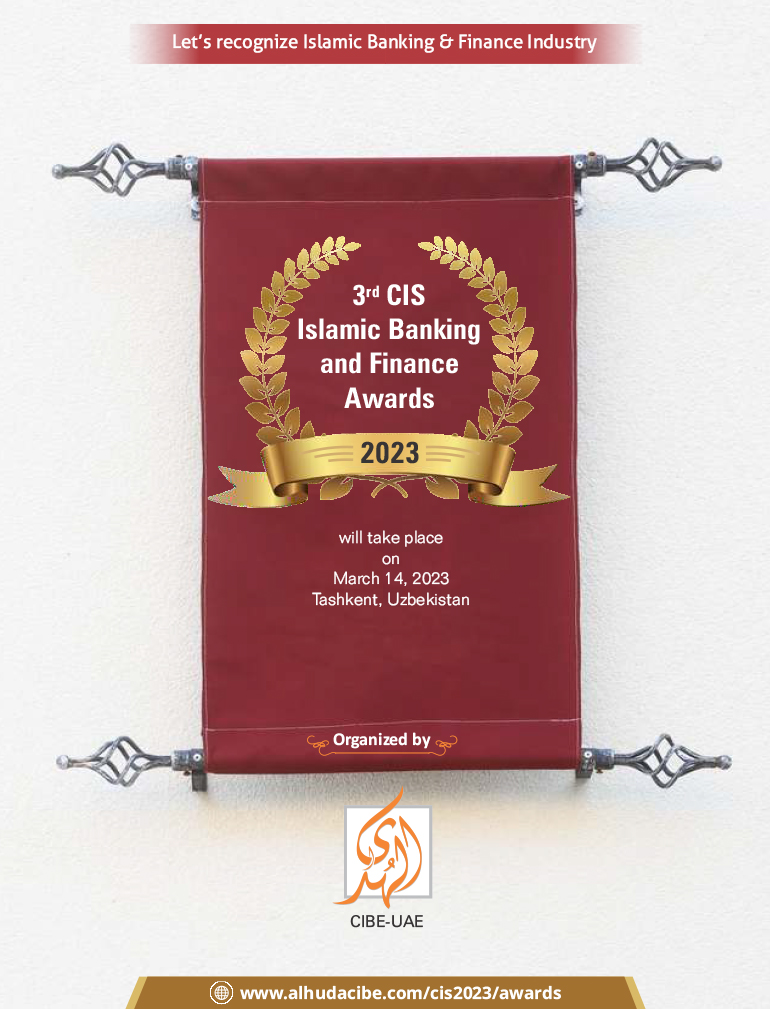3rd CIS - Islamic Banking and Finance Forum - March 14, 2023 at Hyatt Regency Hotel Tashkent, Uzbekistan - Event Award